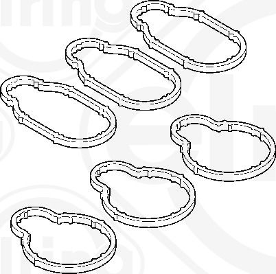 Gasket Set, intake manifold VOLKSWAGEN