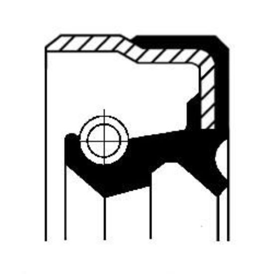 Shaft Seal, wheel hub Seal Ring