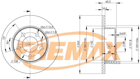 Brake Disc VOLVO - 1205780