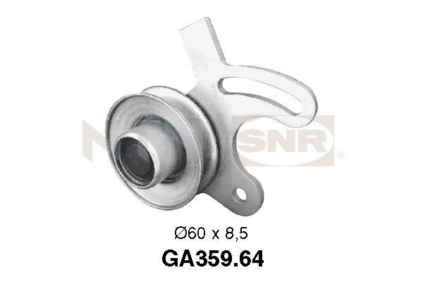 Tensioner Pulley, V-ribbed belt Citroen
