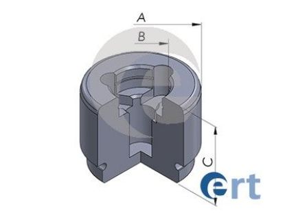 Piston, brake caliper