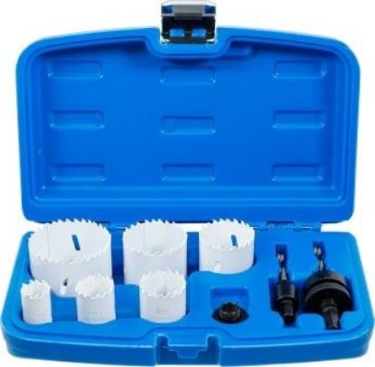 Hole Saw Set 8-piece Holesaw Set, 22-65 mm ø, Depth 40 mm