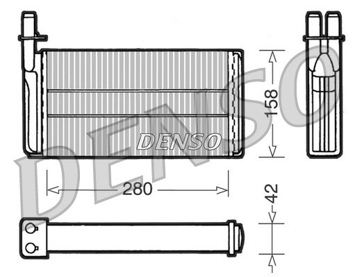 Heat Exchanger, interior heating SAAB 9000