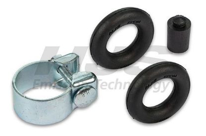 Mounting Kit, muffler VW Polo II (86C)