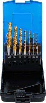 Twist Drill Bit Set 14-piece Spiral Drill & Tap Set