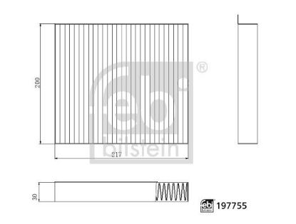 Filter, cabin air Maxus C00275289