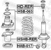 Protective Cap/Bellow, shock absorber HONDA 52687-SWA-A01