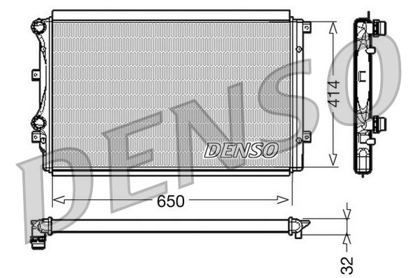 Radiator, engine cooling VAG - 5K0 121 253D