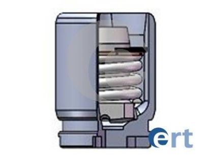 Piston, brake caliper