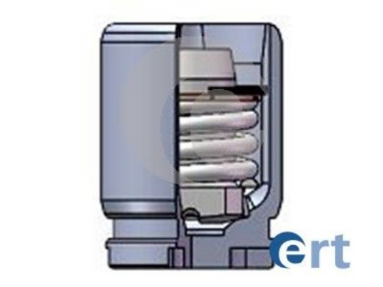 Piston, brake caliper