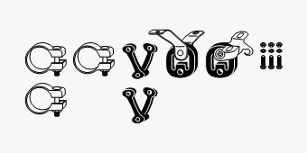 Mounting Kit, exhaust system Audi A4 (8E)