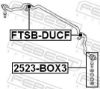 Repair Kit, stabiliser bush ALFA ROMEO 7760426, CITROEN 5081.83, FIAT 7760426,