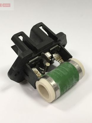 Series resistor, electric motor (radiator fan)