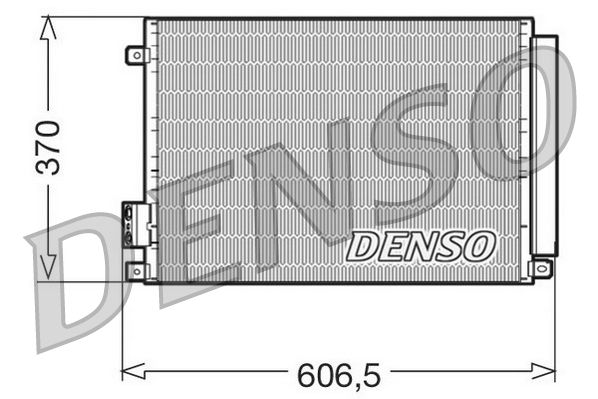 Condenser, air conditioning FORD - 1780092