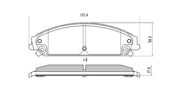 Brake Pad Set, disc brake
