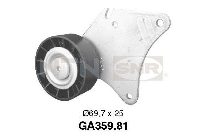 Deflection/Guide Pulley, V-ribbed belt Peugeot