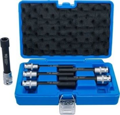 Socket Wrench Insert 6-piece T-Star / E-Type Sockets, extra long, E10-2