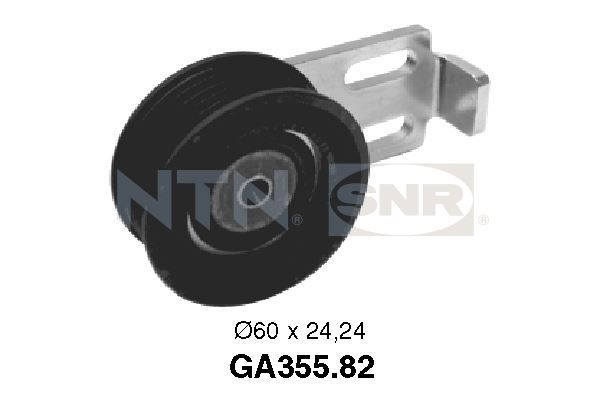 Tensioner Pulley, V-ribbed belt Renault
