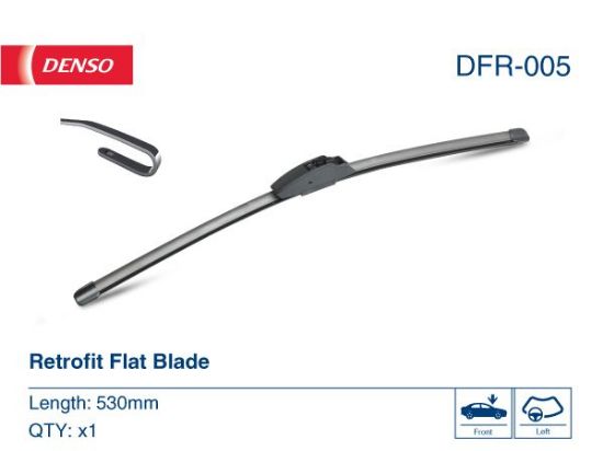 Wiper Blade DENSO FLAT RETROFIT 530mm