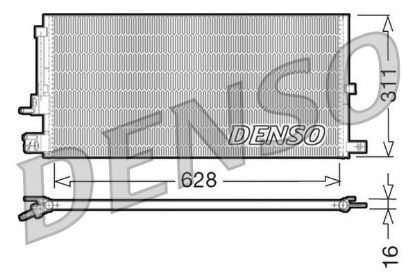 Condenser, air conditioning JAGUAR X-Type 2.0 D - 2.2 D