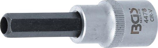 Socket Wrench Insert, injector holder bolt 1/2" Injector Socket, 10 mm Internal Hexagon