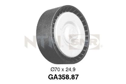 Deflection/Guide Pulley, V-ribbed belt JUMPER Buss (230P) 02.94 - 04.02