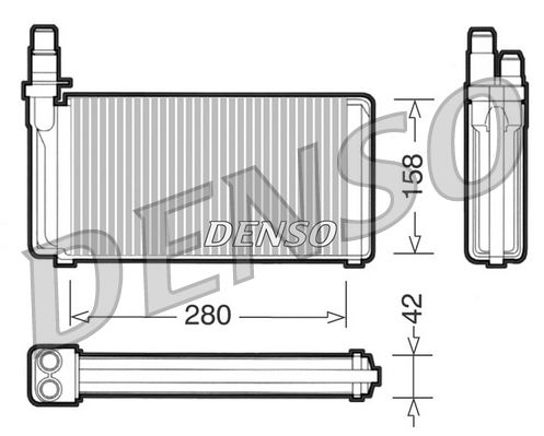 Heat Exchanger, interior heating FIAT Croma LANCIA Thema