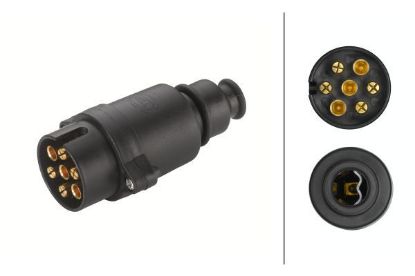 Plug 7-klemmiga, lapikpistikühendus