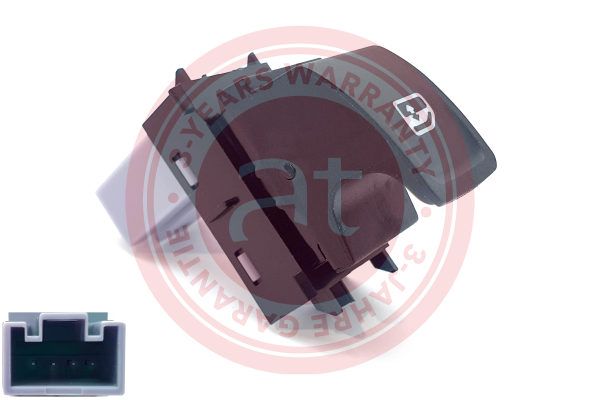 Switch, window regulator VAG