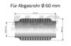 Flex Hose, exhaust system 60x115mm tugev sisu