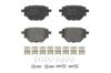 Brake Pad Set, disc brake Opel, PSA