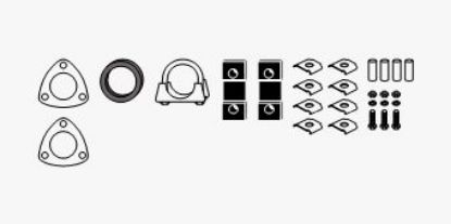 Mounting Kit, exhaust system Alfa Romeo