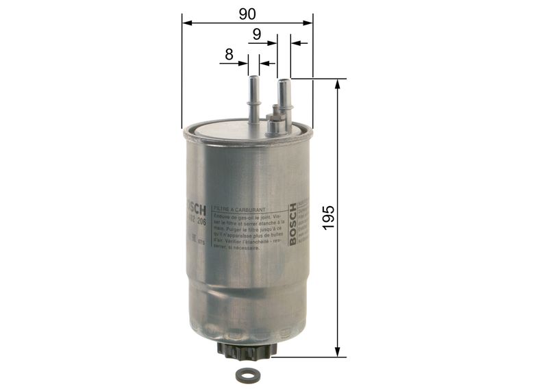 Fuel Filter PSA - 16 101 922 80, FIAT - K1371439080