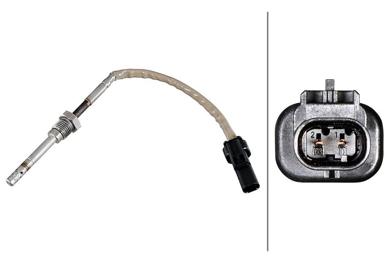 Sensor, exhaust gas temperature