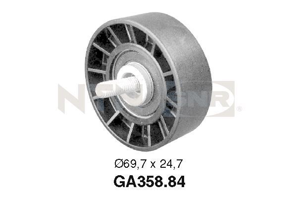 Tensioner Pulley, V-ribbed belt DUCATO Buss (244, Z_) 02a.-