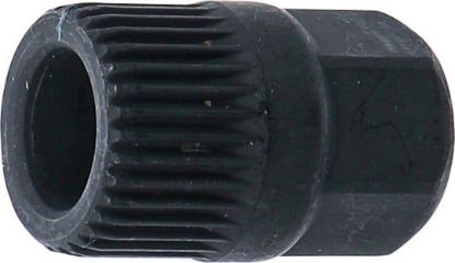 Socket Wrench Insert 33- Tooth Attachment with 15 mm external hex. From