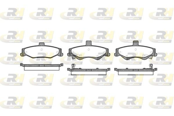 Brake Pad Set, disc brake CHEVROLET CAMARO 98- tagum.