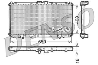 Radiator, engine cooling MITSUBISHI Carisma / Space S