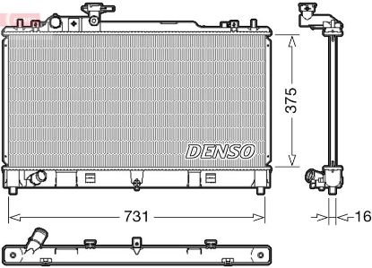 Radiator, engine cooling