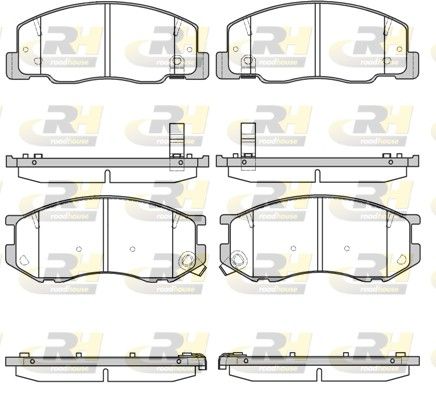 Brake Pad Set, disc brake Toyota PREVIA 97-00 esim.