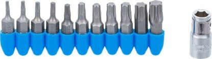 Screwdriver Bit Set 11-piece Special Bits T-STAR, 1/4"