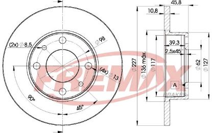 Brake Disc Fiat/Lancia