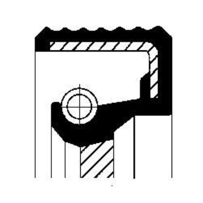 Shaft Seal, camshaft PSA 080305