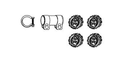 Mounting Kit, exhaust system FIAT Ulysse