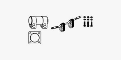 Mounting Kit, exhaust system BMW X3 2,0d E83