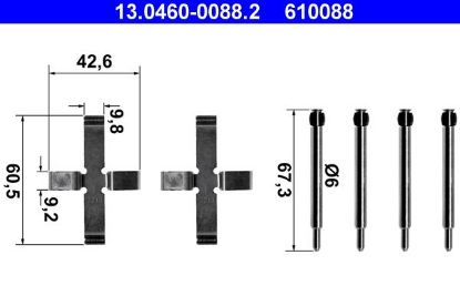 Accessory Kit, disc brake pad