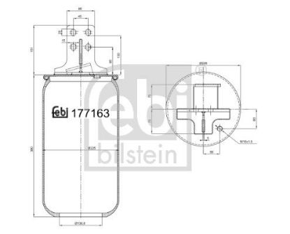 Bellow, air suspension Iveco 5 0004 2599