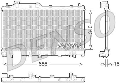 Radiator, engine cooling