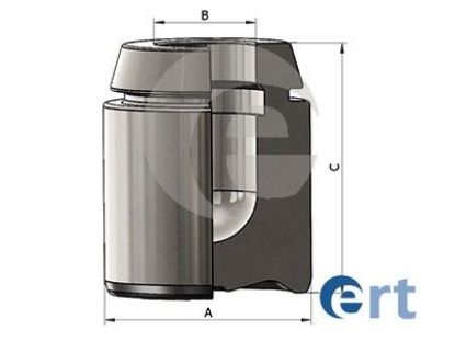 Piston, brake caliper