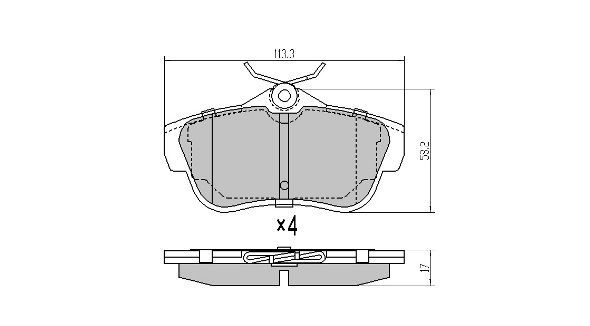 Brake Pad Set, disc brake